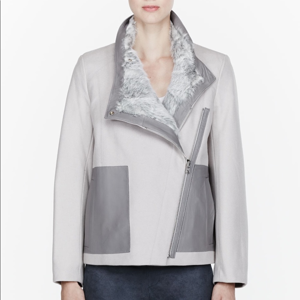 $2300 NEW Helmut Lang Reversible Fur Coat Jacket